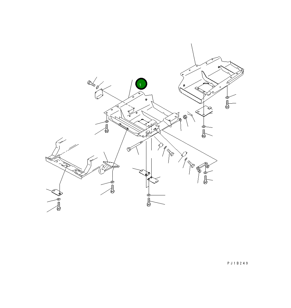 Крышка 176-54-51210 Komatsu