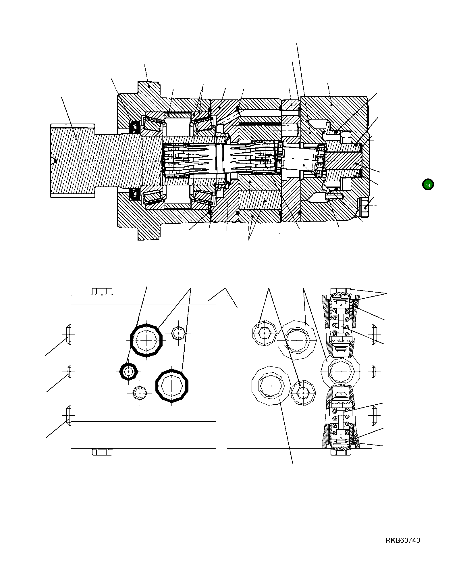 Кольцо уплотнительное (O-Ring) 22L-09-R9470 Komatsu
