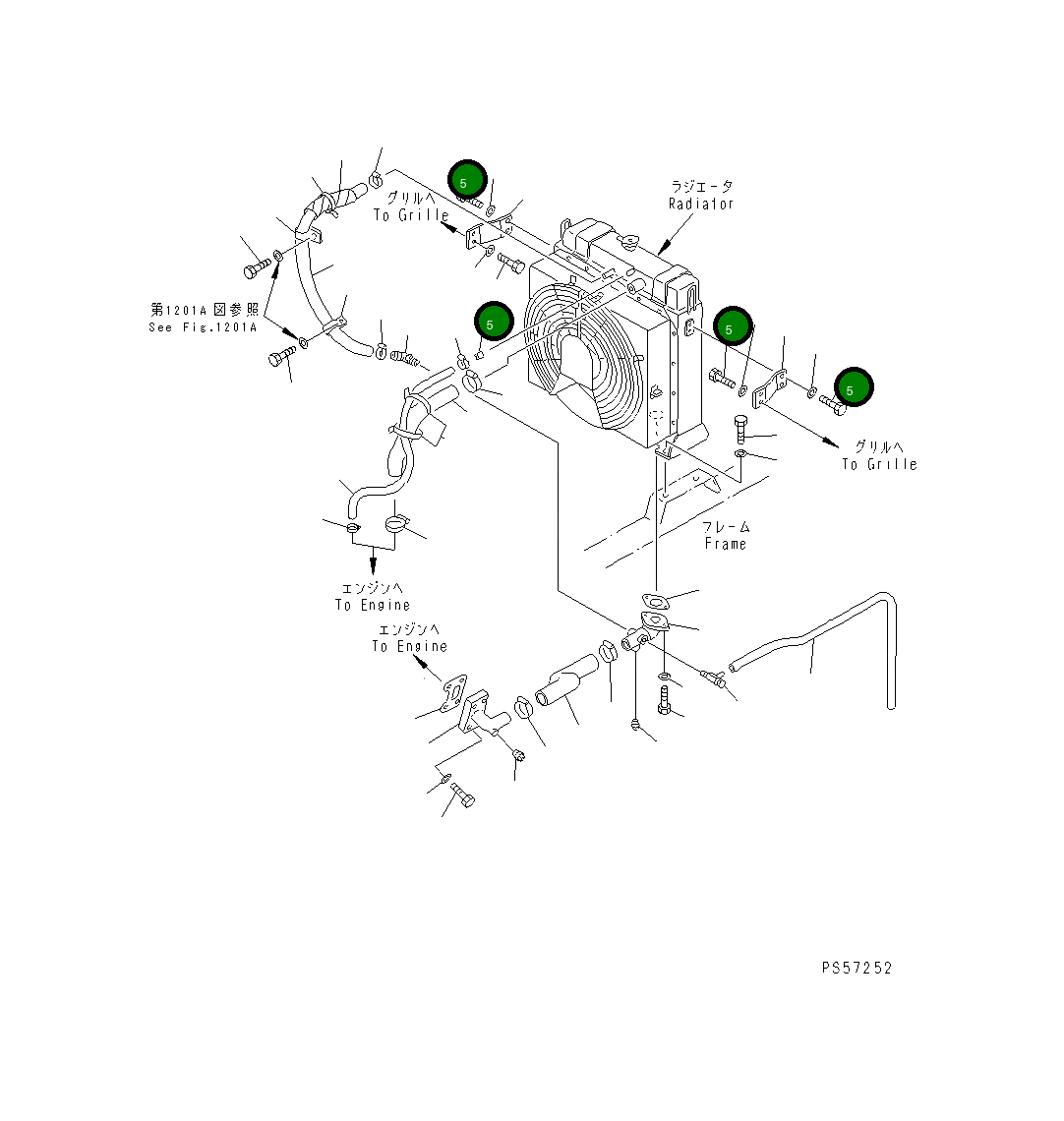Болт 01010-51022 Komatsu