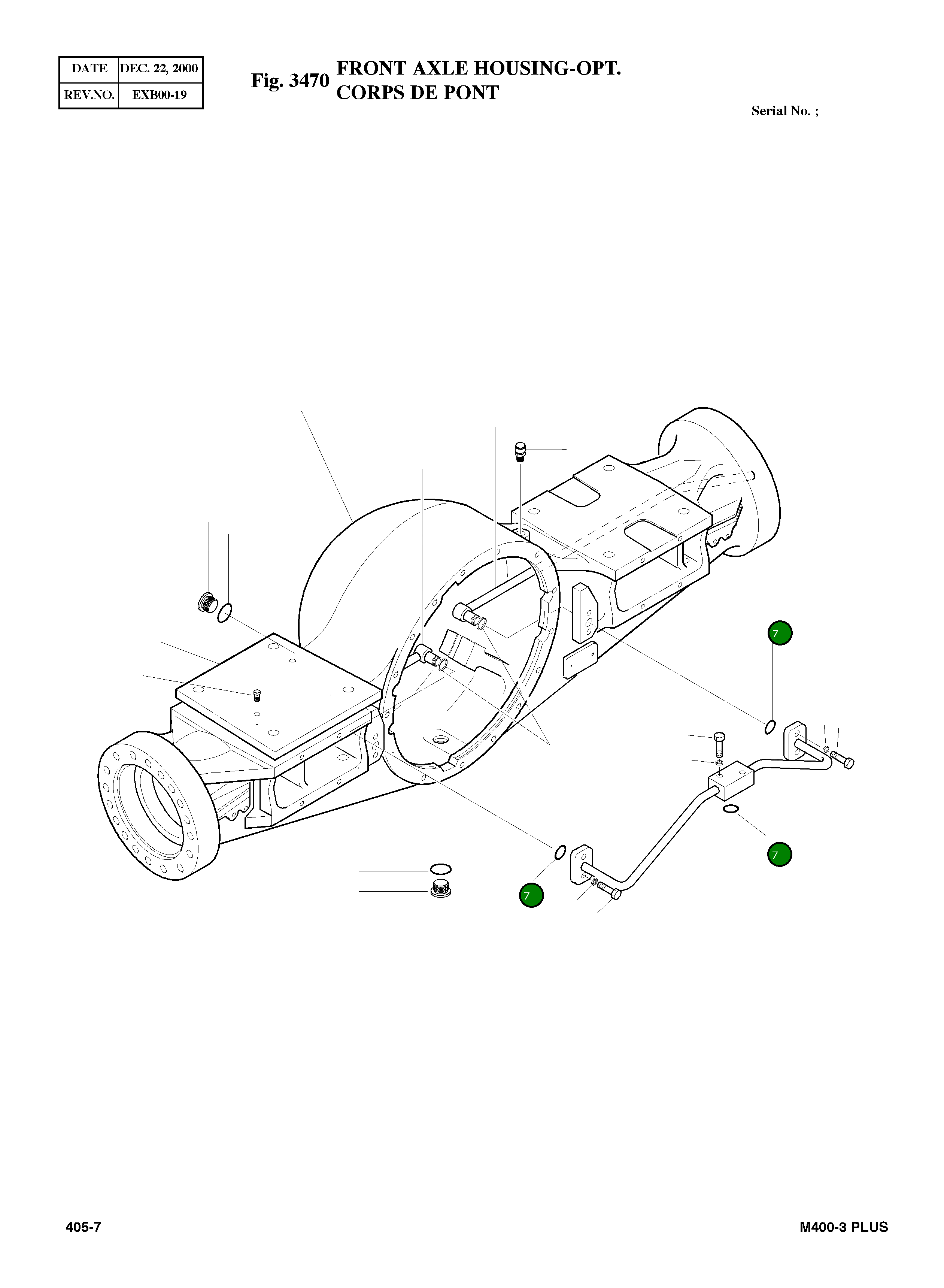 Кольцо уплотнительное (O-Ring) 4180-7133 Komatsu