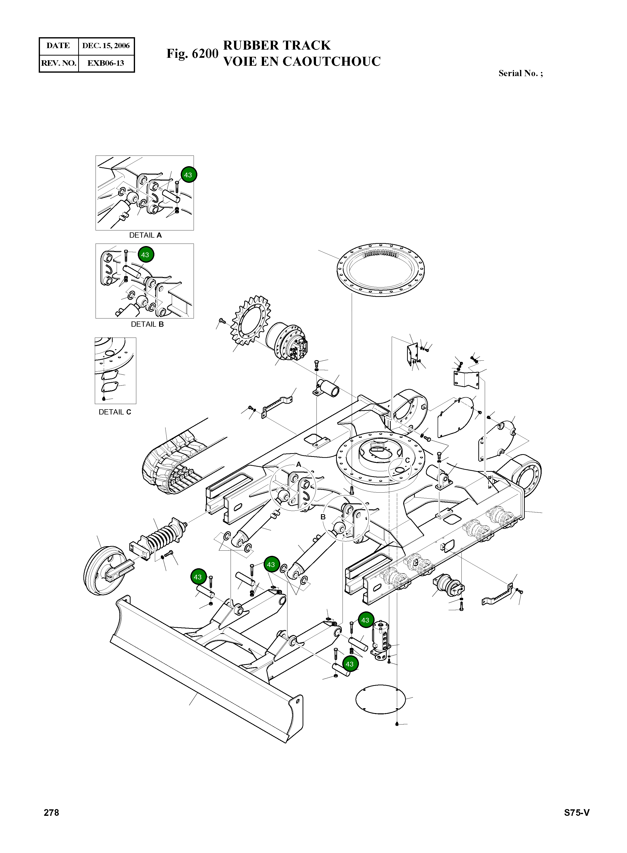 Болт S0519666  Komatsu