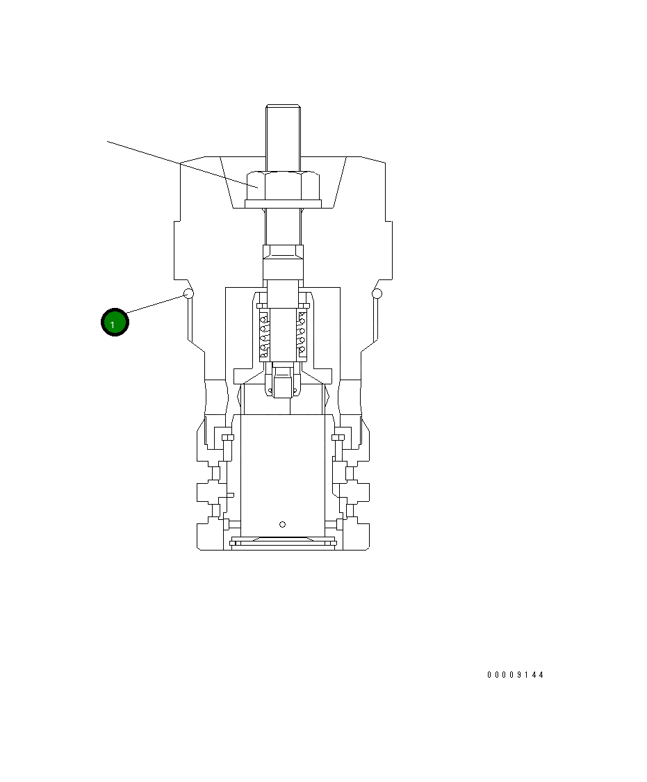 Кольцо уплотнительное (O-Ring) UC17008554591 Komatsu
