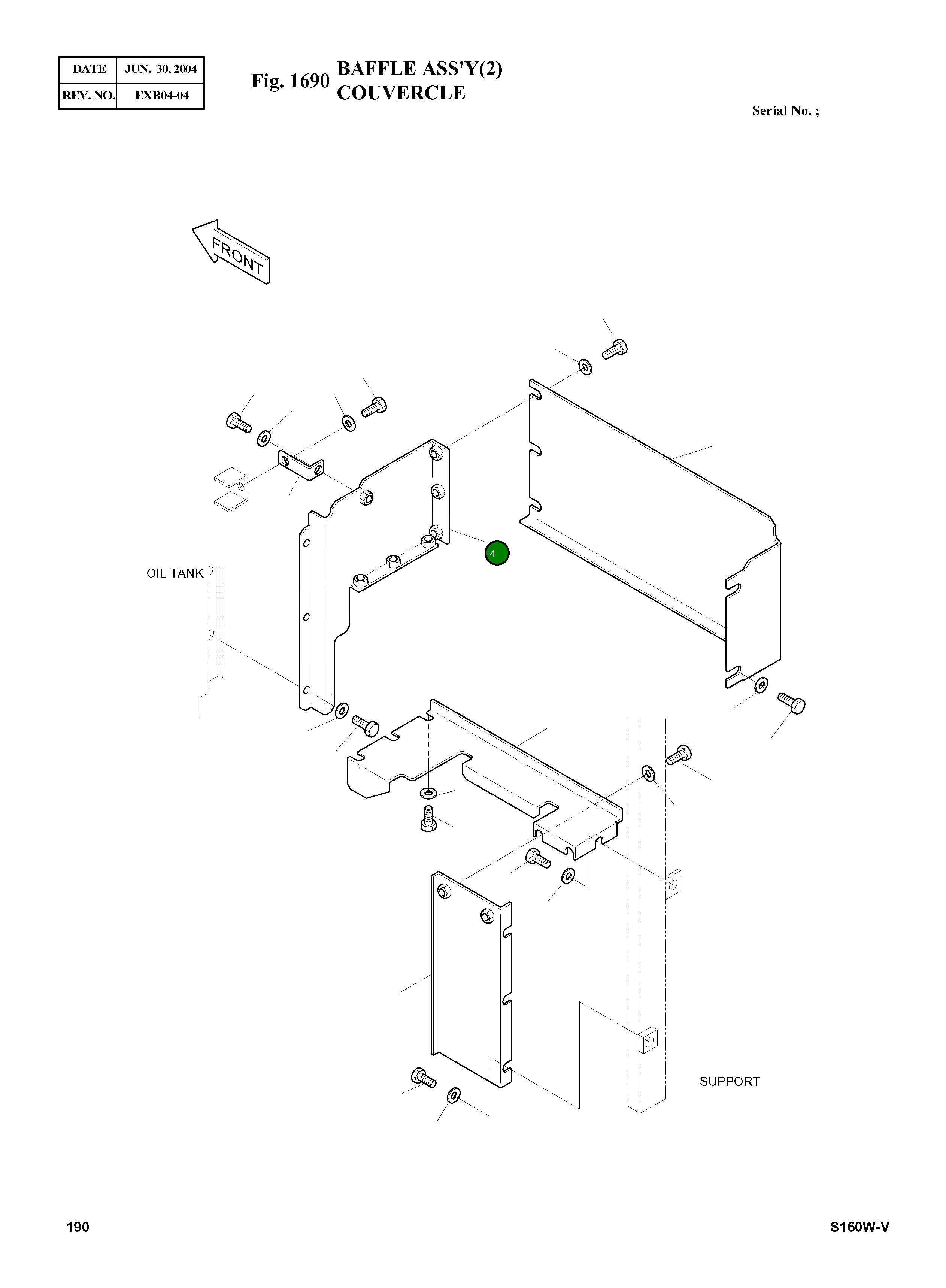 Крышка 621-02564 Komatsu