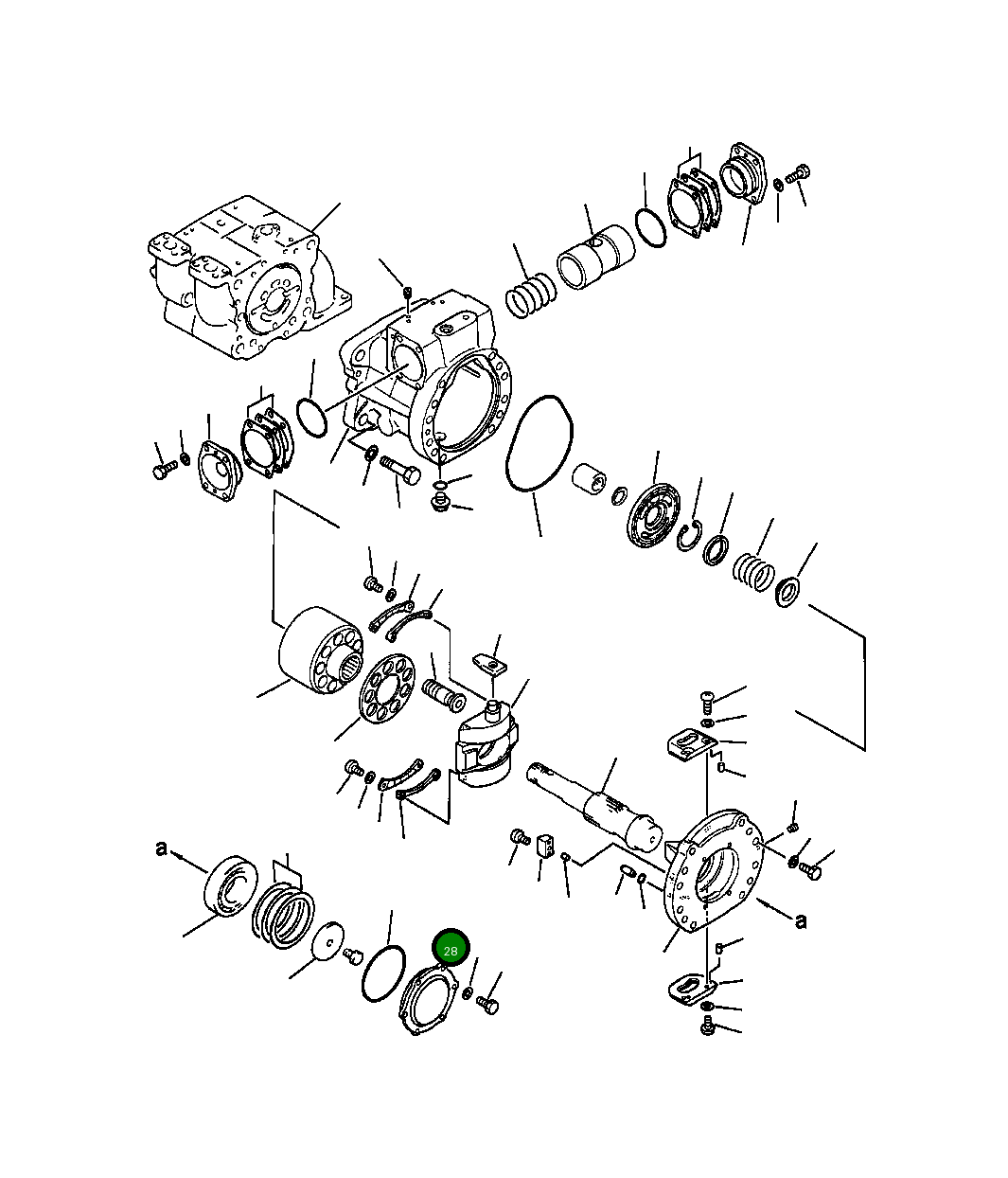 Крышка 708-27-12790 Komatsu