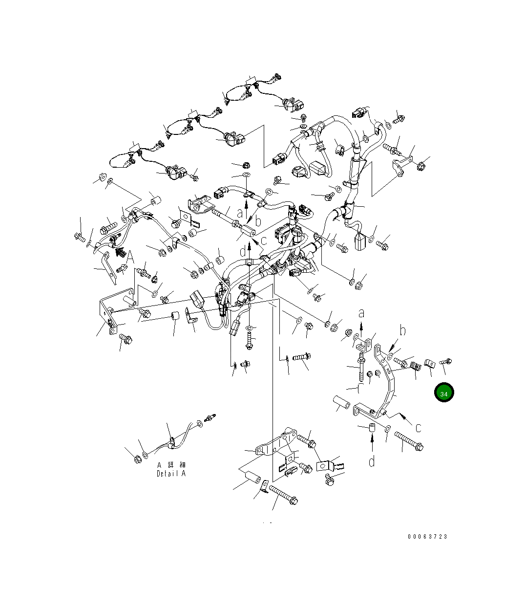 Болт 6745-81-9430 Komatsu