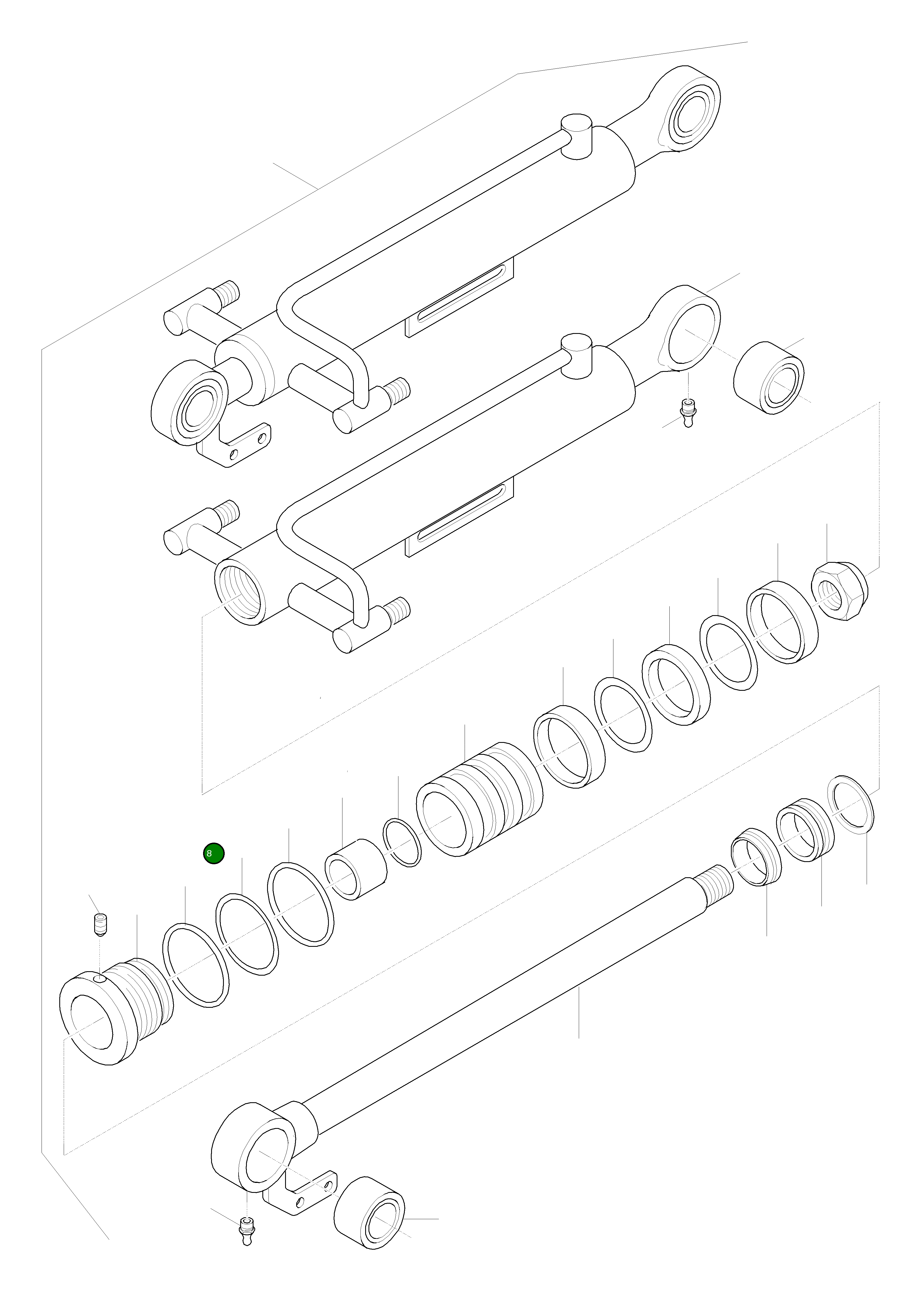 Кольцо уплотнительное (O-Ring) 42T-63-H0P04  Komatsu