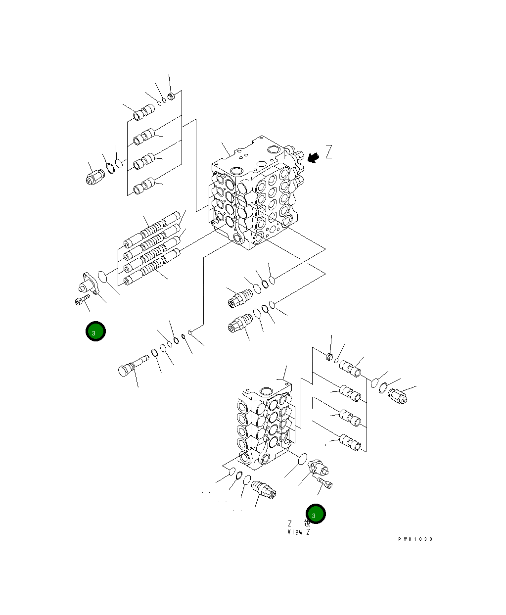 Болт TM8072-084 Komatsu
