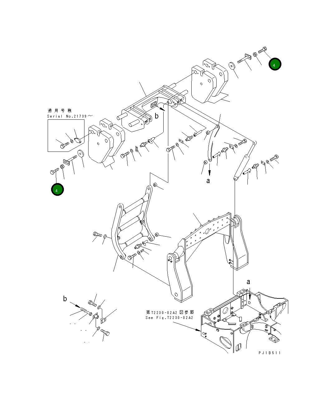 Болт 01016-52485 Komatsu