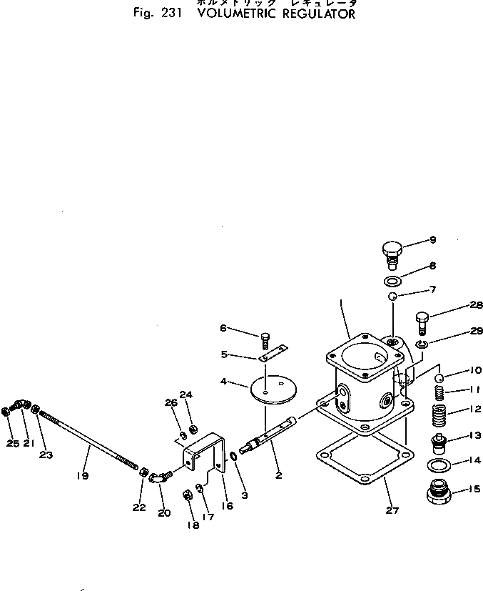 Болт M018010500106 Komatsu