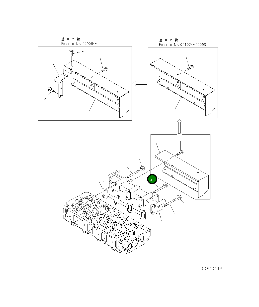 Болт 456-867 Komatsu