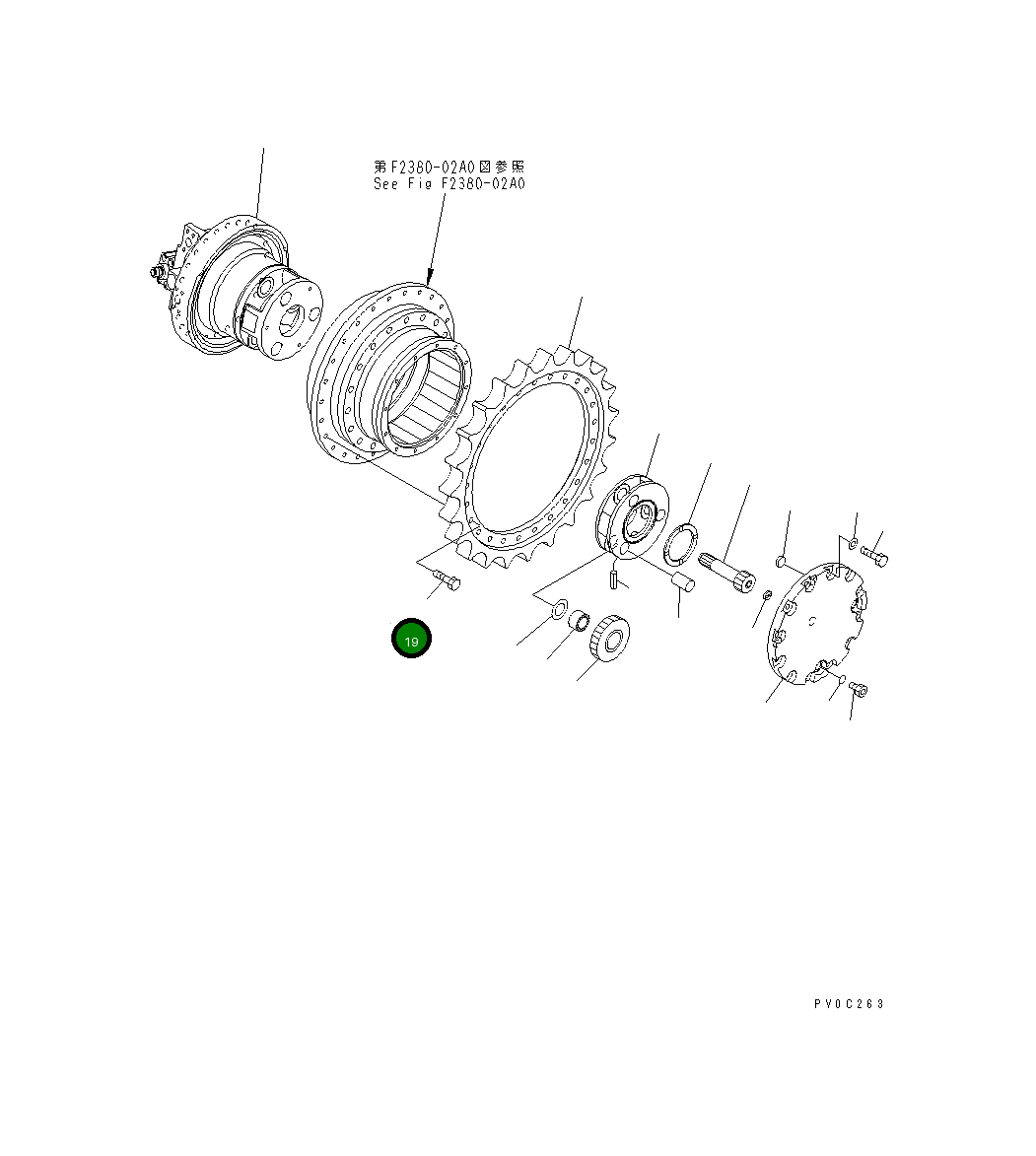 Болт 11Y-27-11520 Komatsu