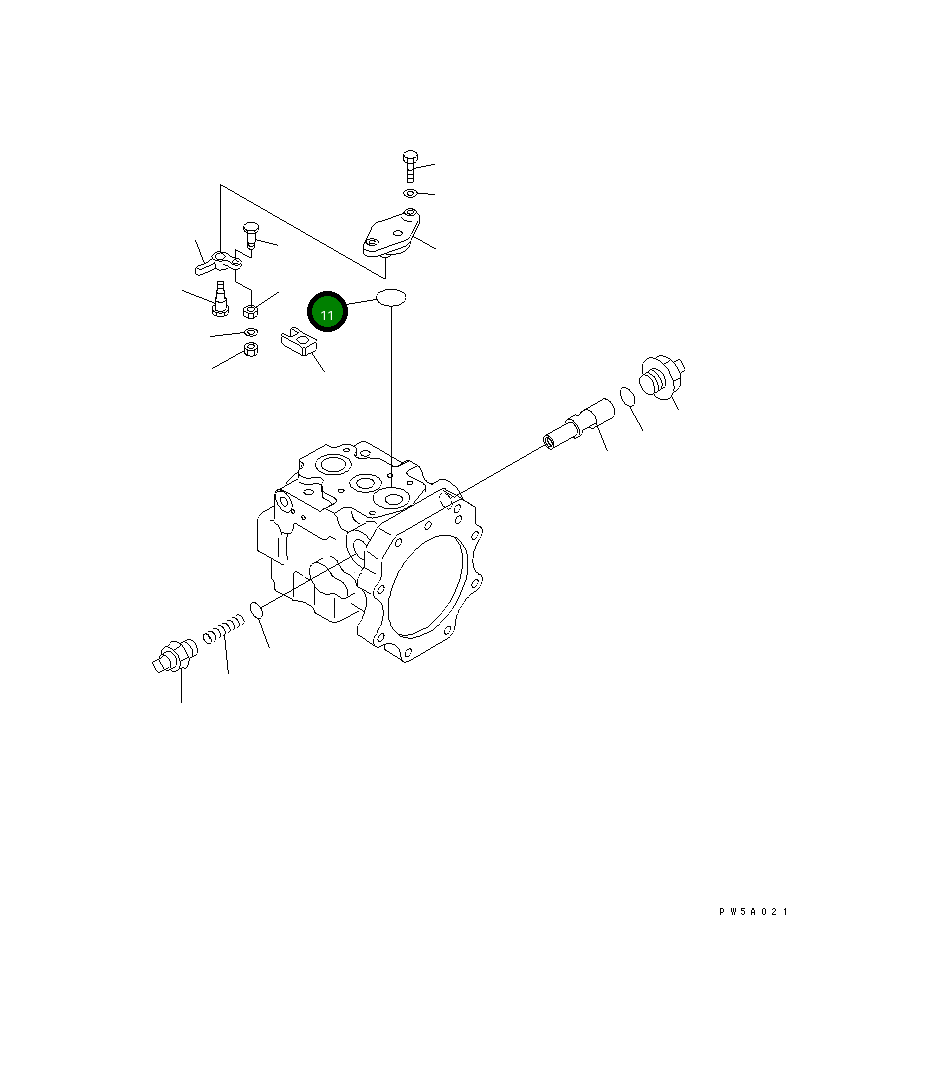 Кольцо уплотнительное (O-Ring) 07000-13045 Komatsu
