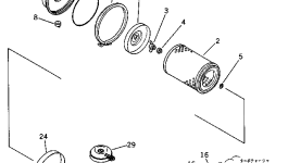 Кольцо уплотнительное (O-Ring) 6127-81-7190 Komatsu