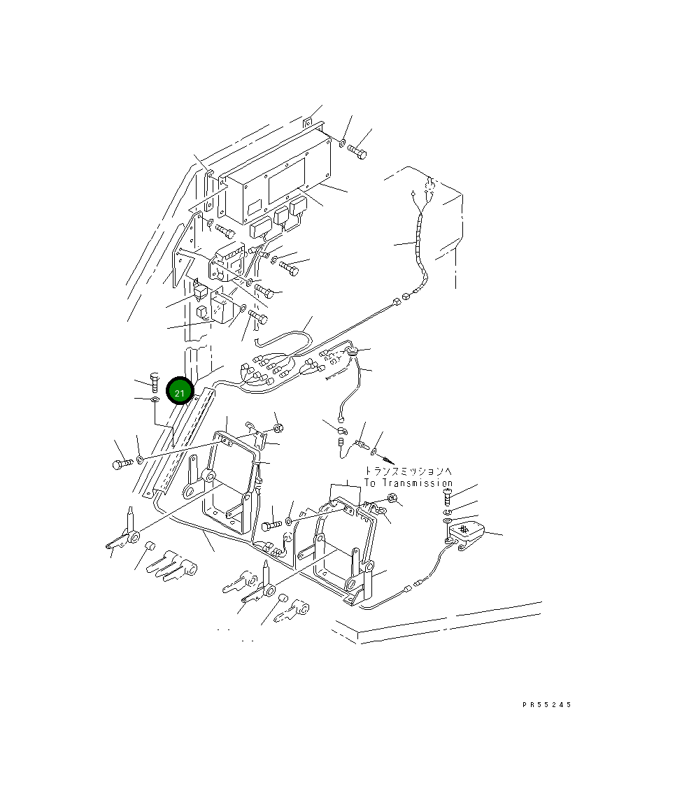 Крышка 234-843-2220 Komatsu
