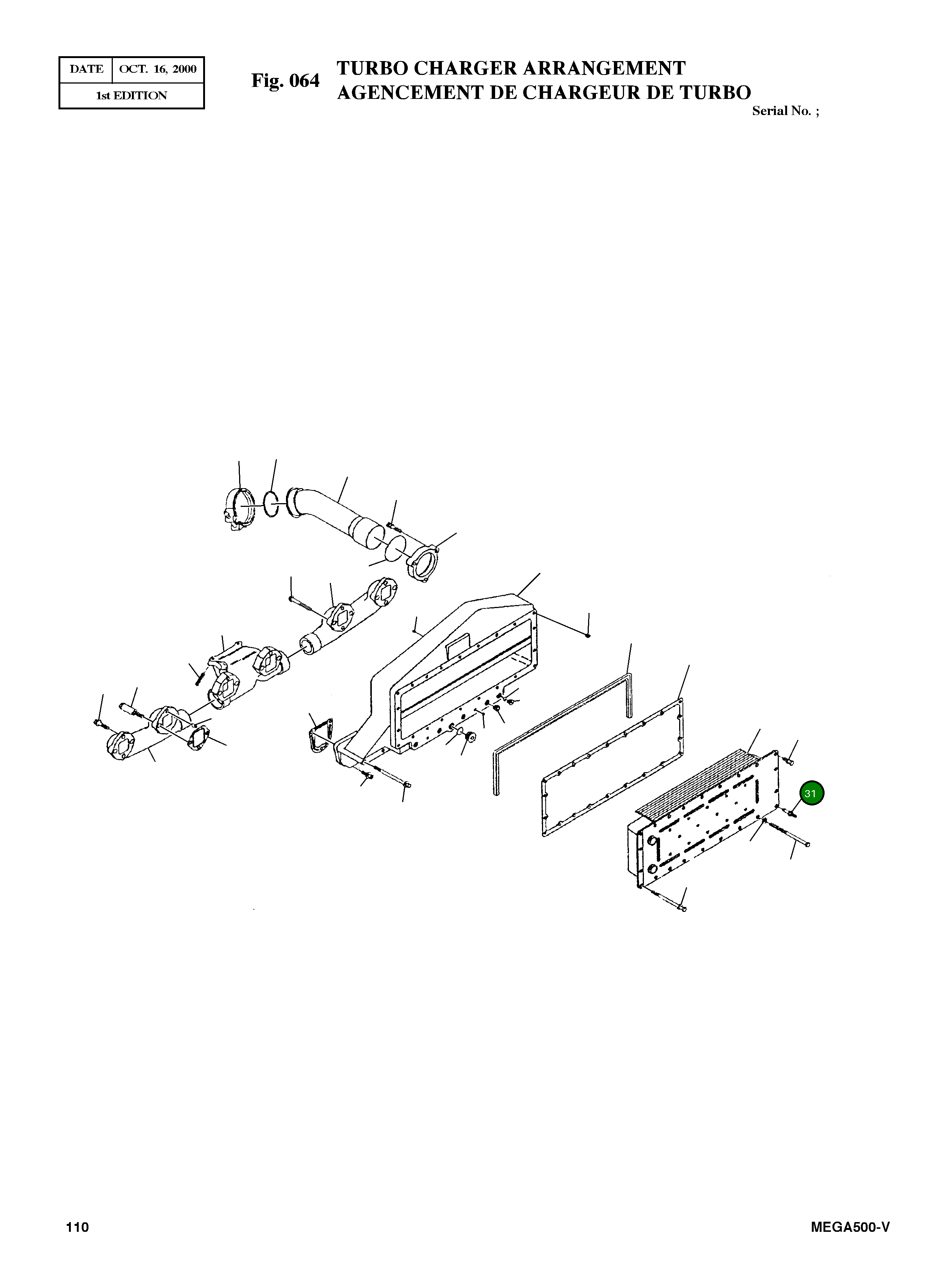Болт 3096791 Komatsu