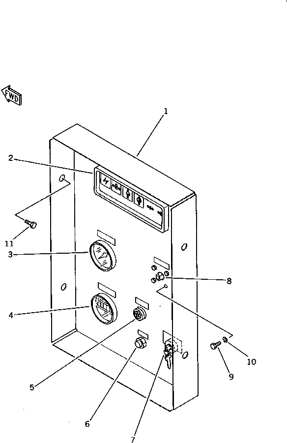 Болт M018010600166 Komatsu
