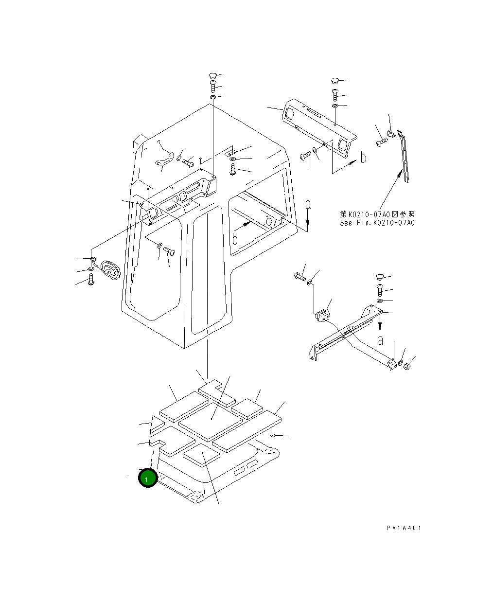 Крышка 19M-979-3491  Komatsu
