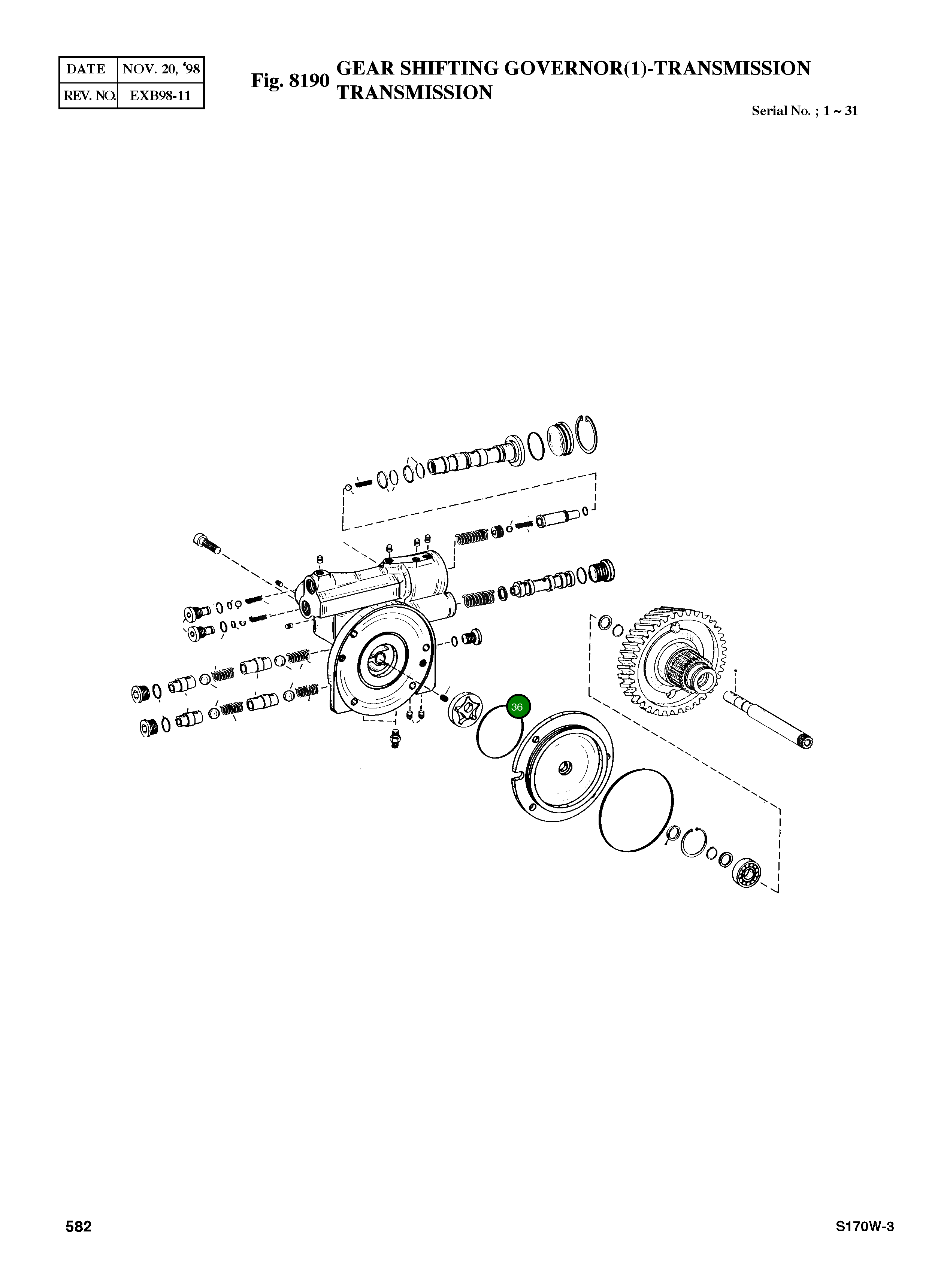 Кольцо уплотнительное (O-Ring) 0634 304 402 Komatsu
