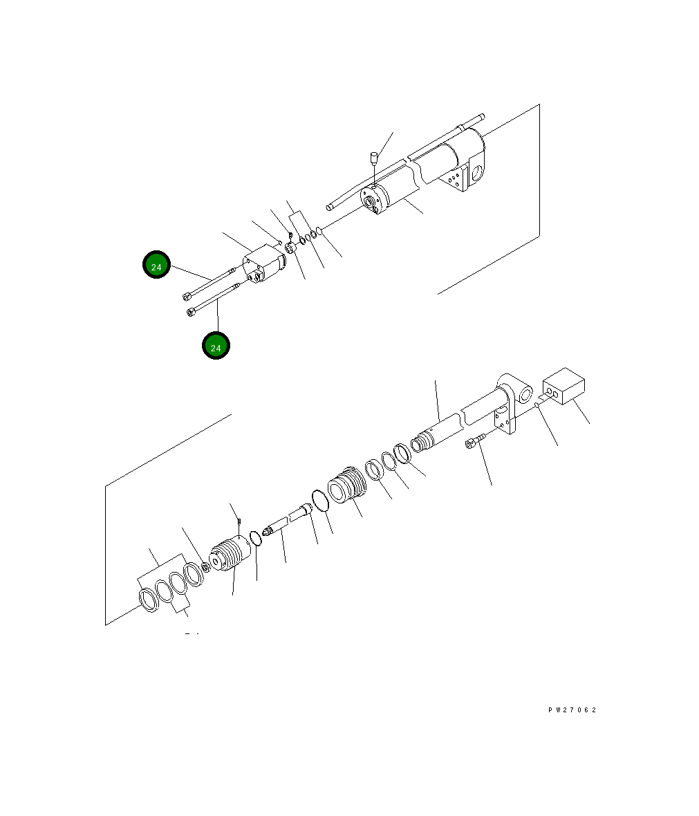 Болт UN716108100 Komatsu