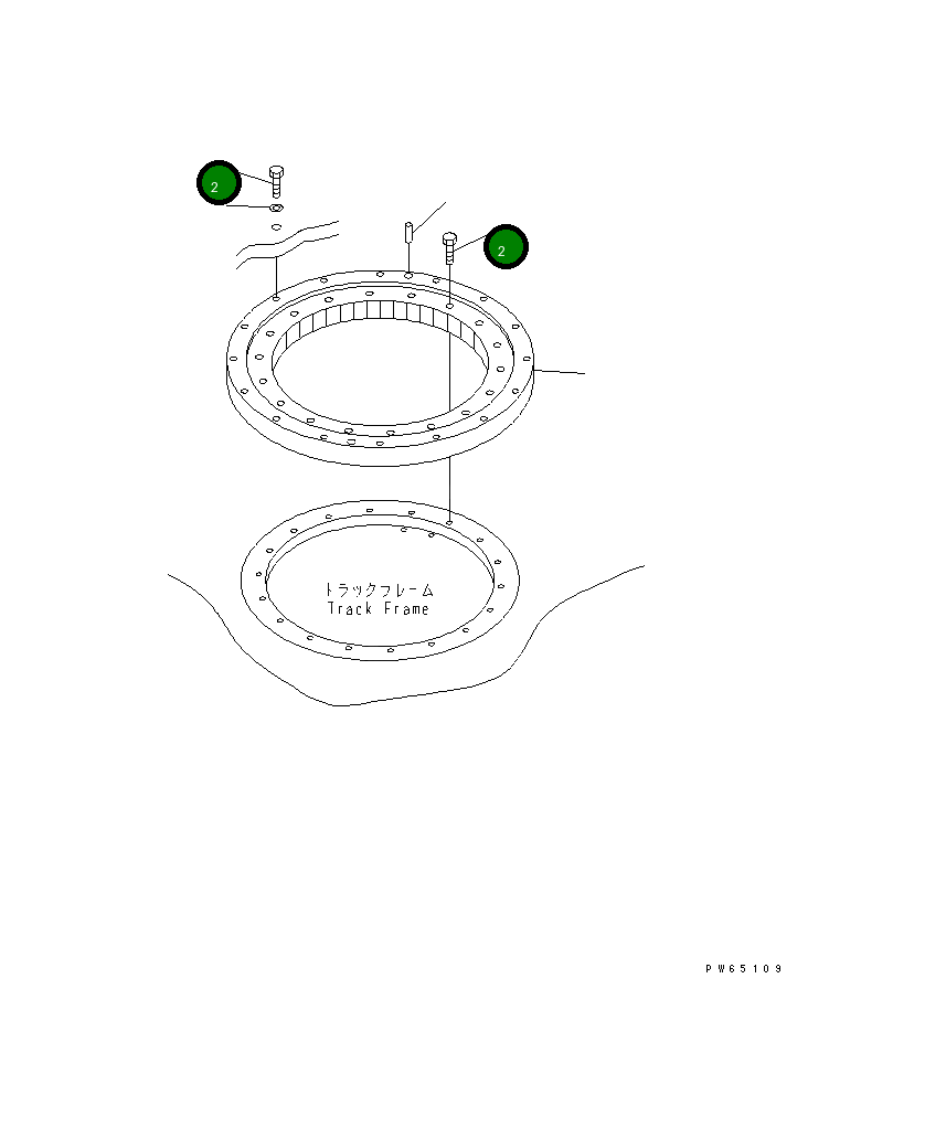 Болт 01010-B1050 Komatsu