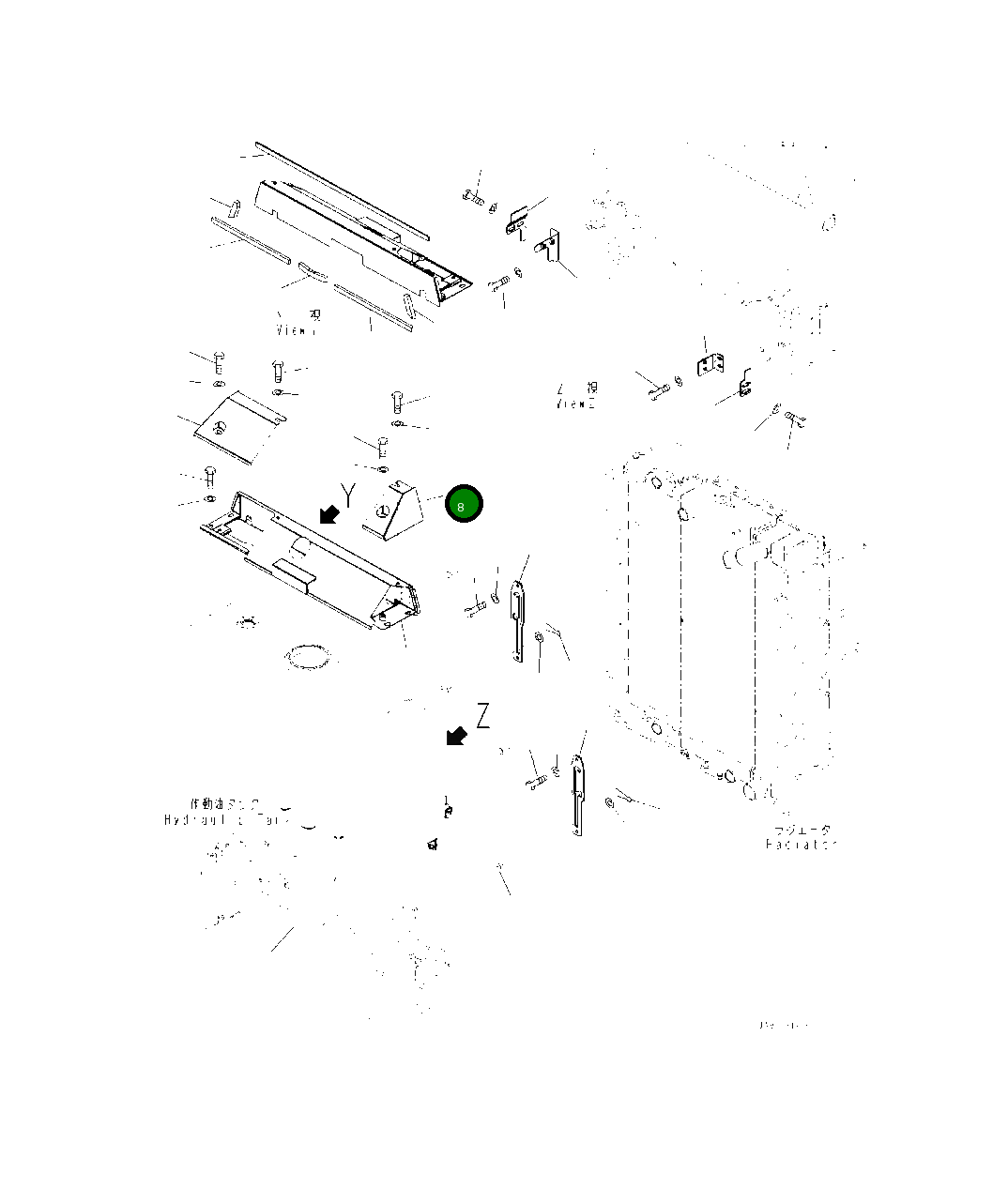 Крышка 418-54-63910  Komatsu