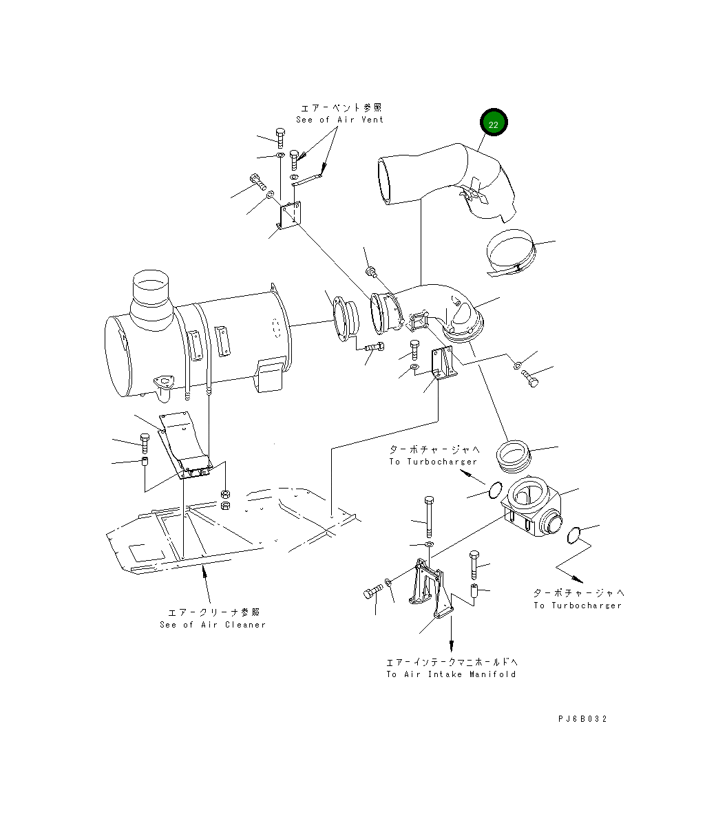 Крышка 6166-11-7851 Komatsu