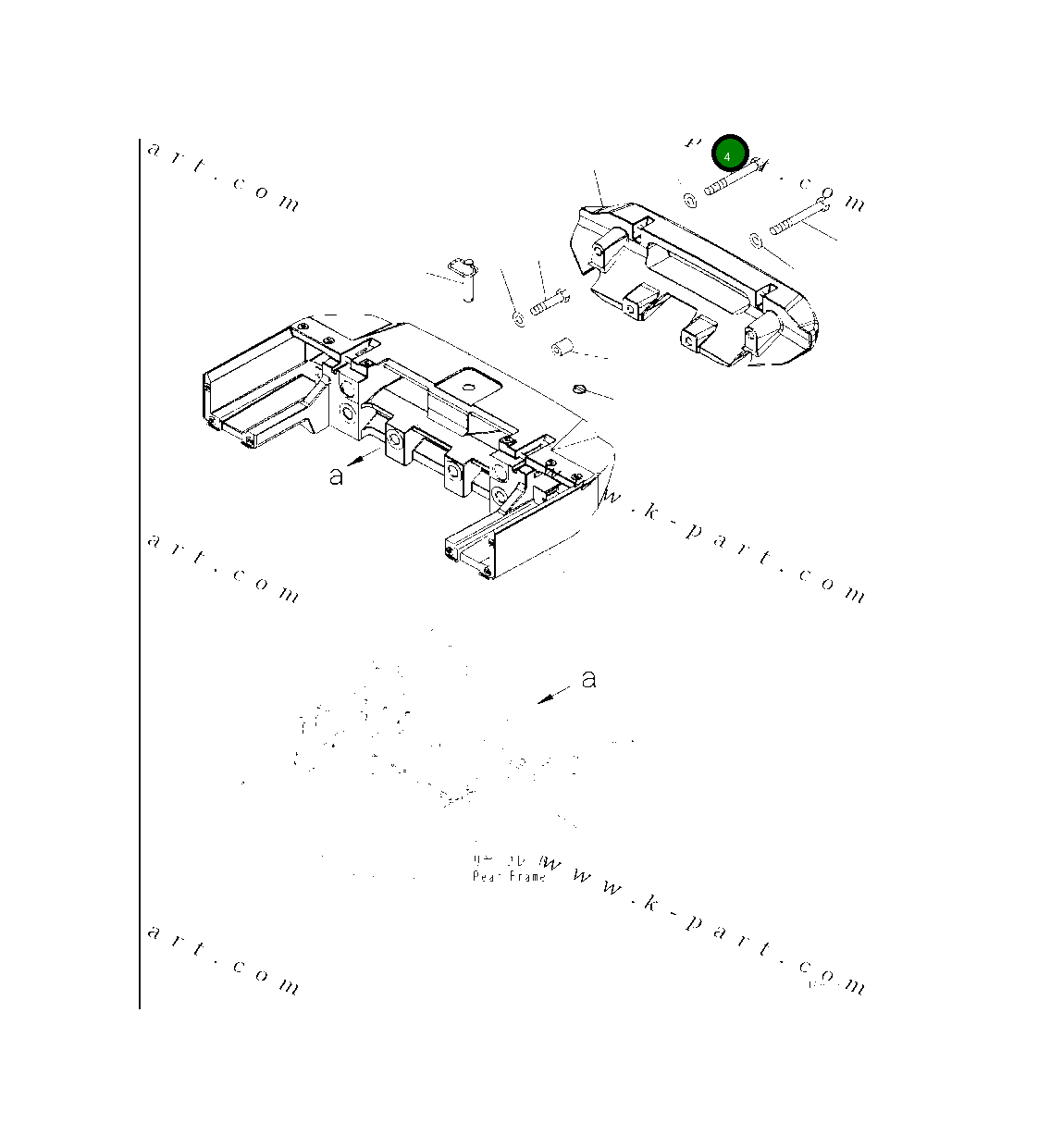 Болт 421-975-5220 Komatsu