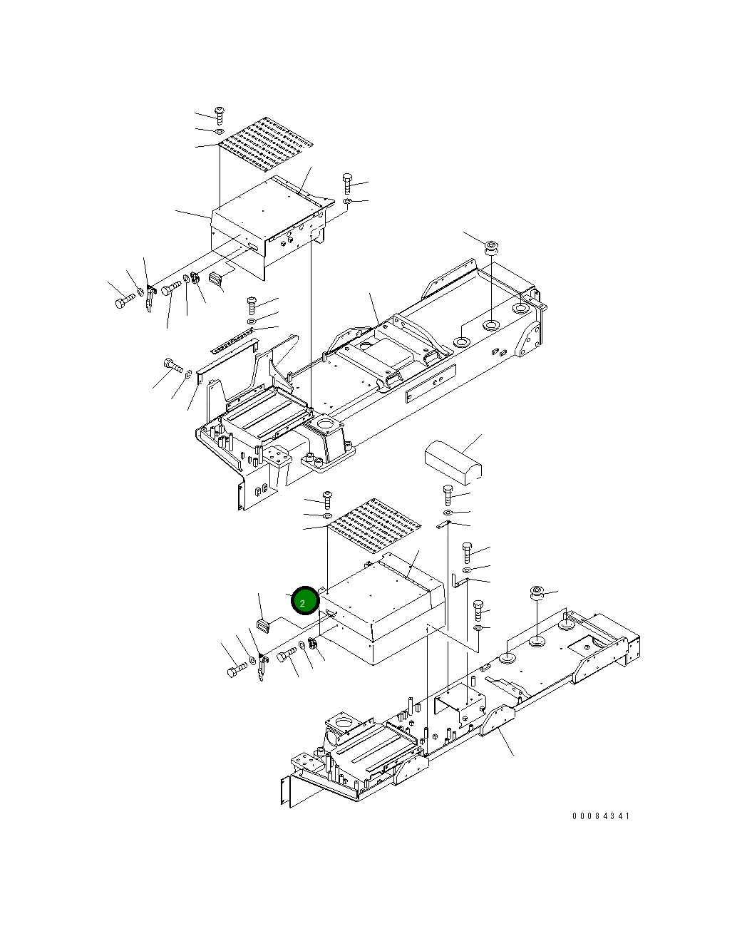 Крышка 198-54-77710 Komatsu