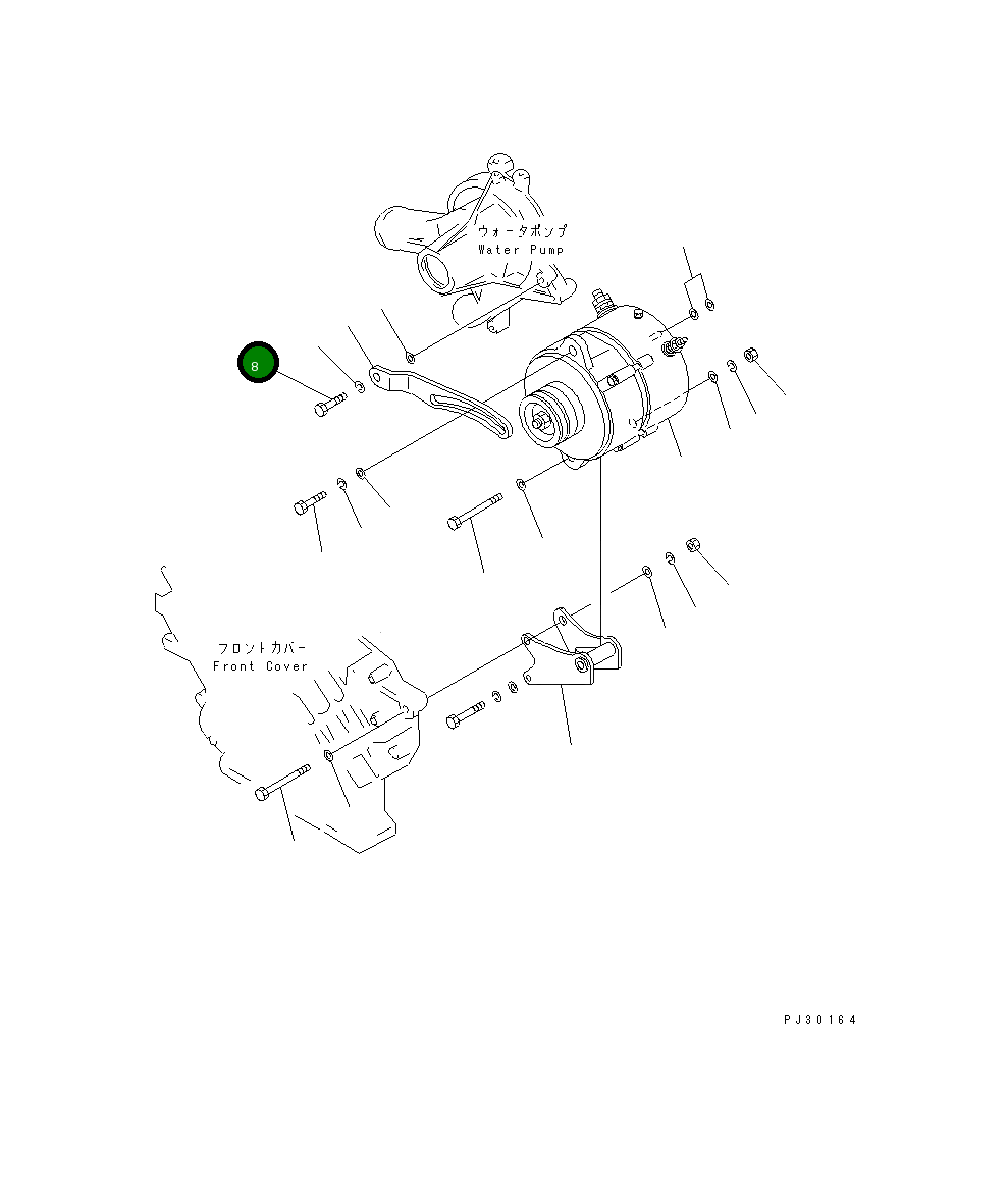 Болт 01010-31040 Komatsu