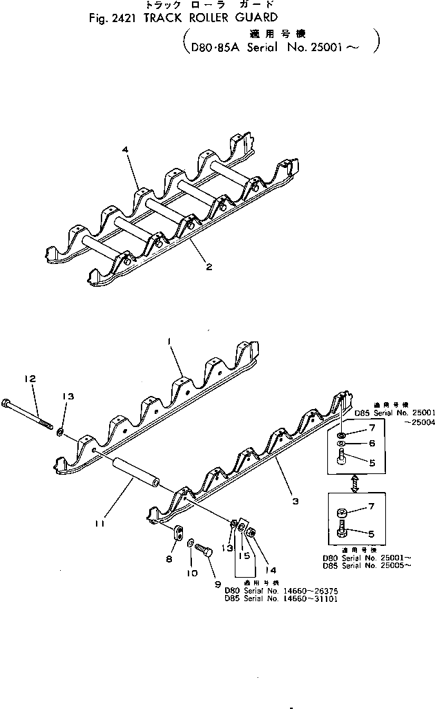Болт 01010-52265 Komatsu