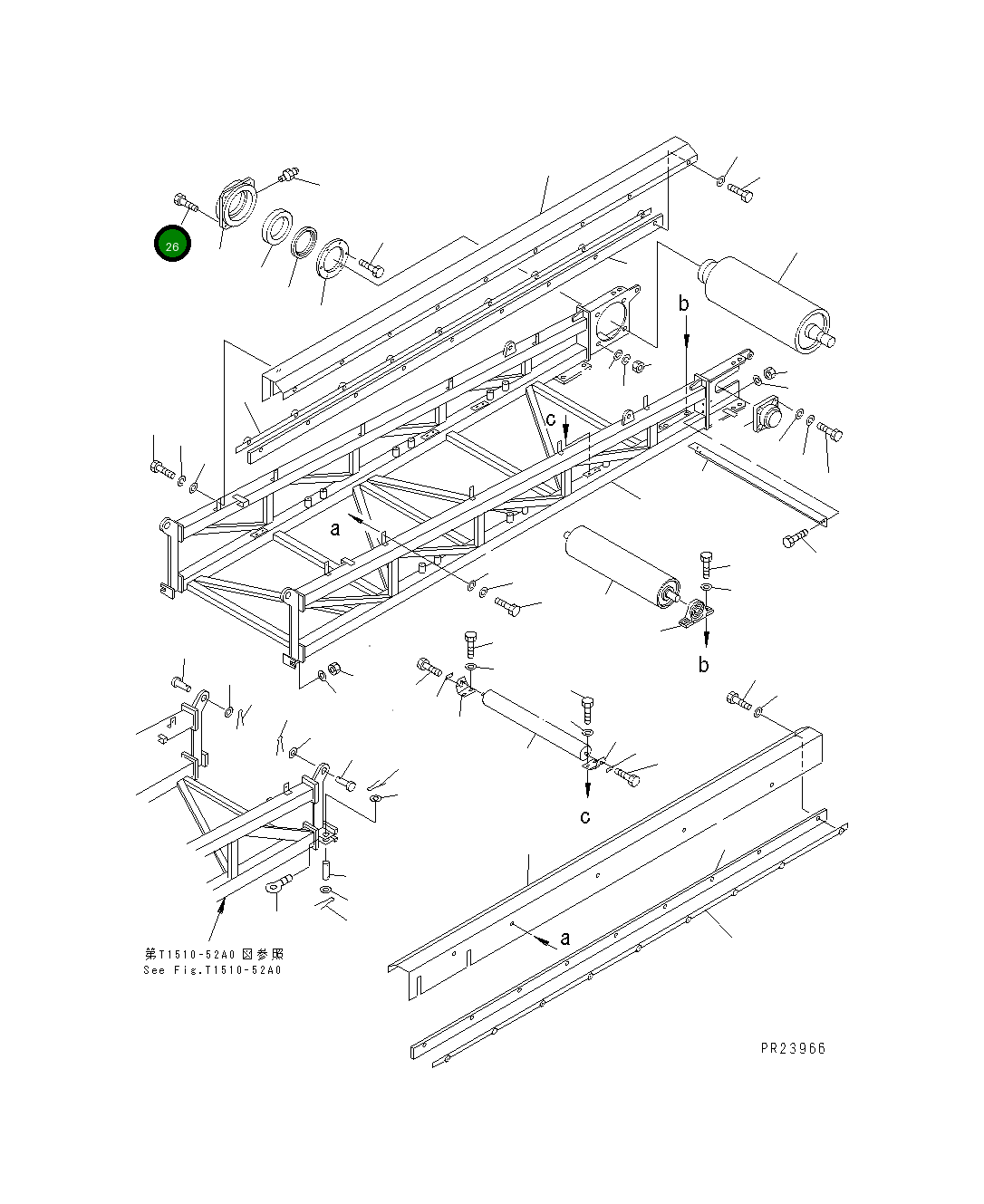 Болт 01010-22265 Komatsu