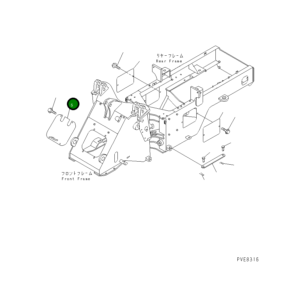 Крышка 417-877-2220 Komatsu