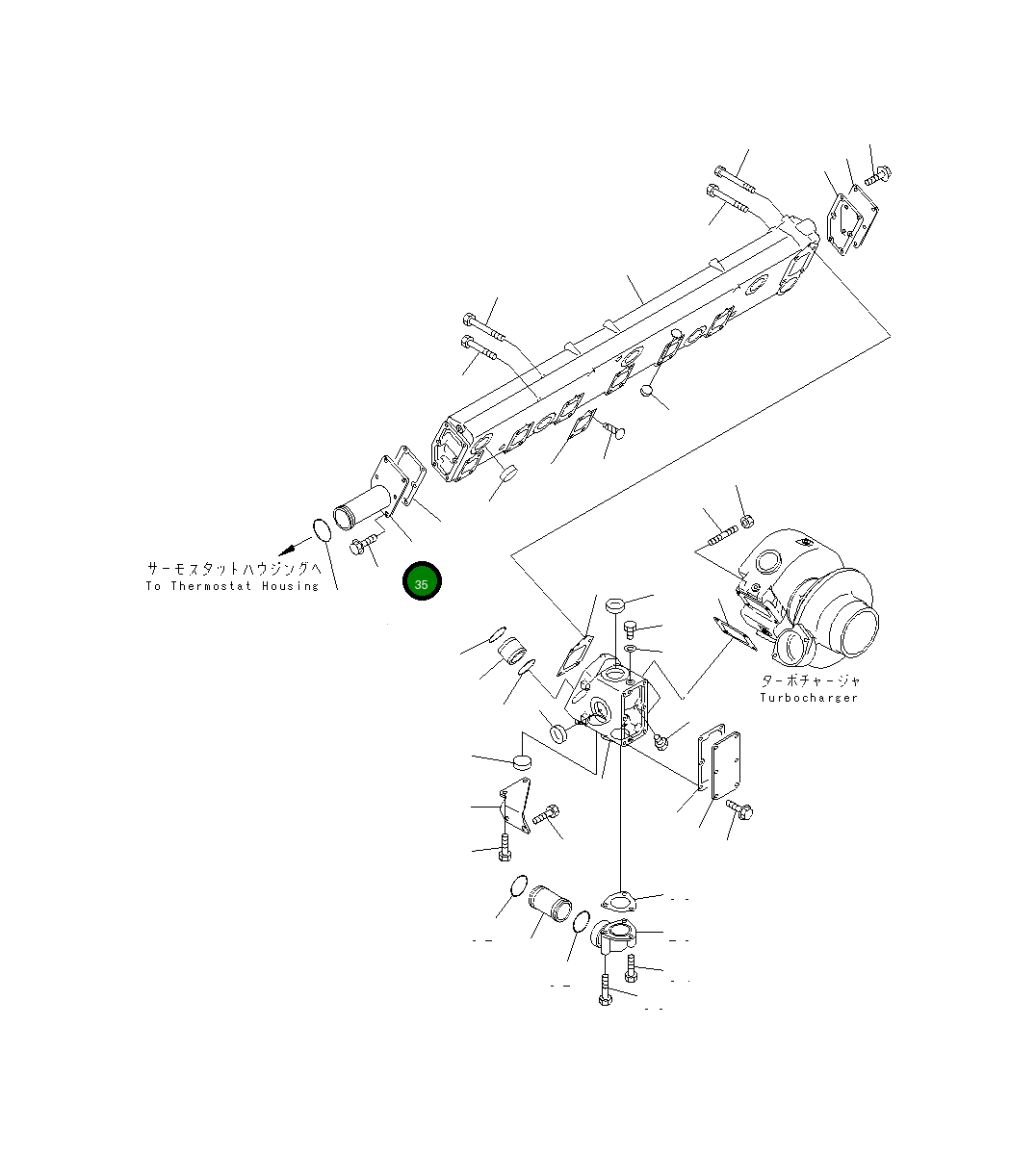 Крышка 6215-15-6730 Komatsu