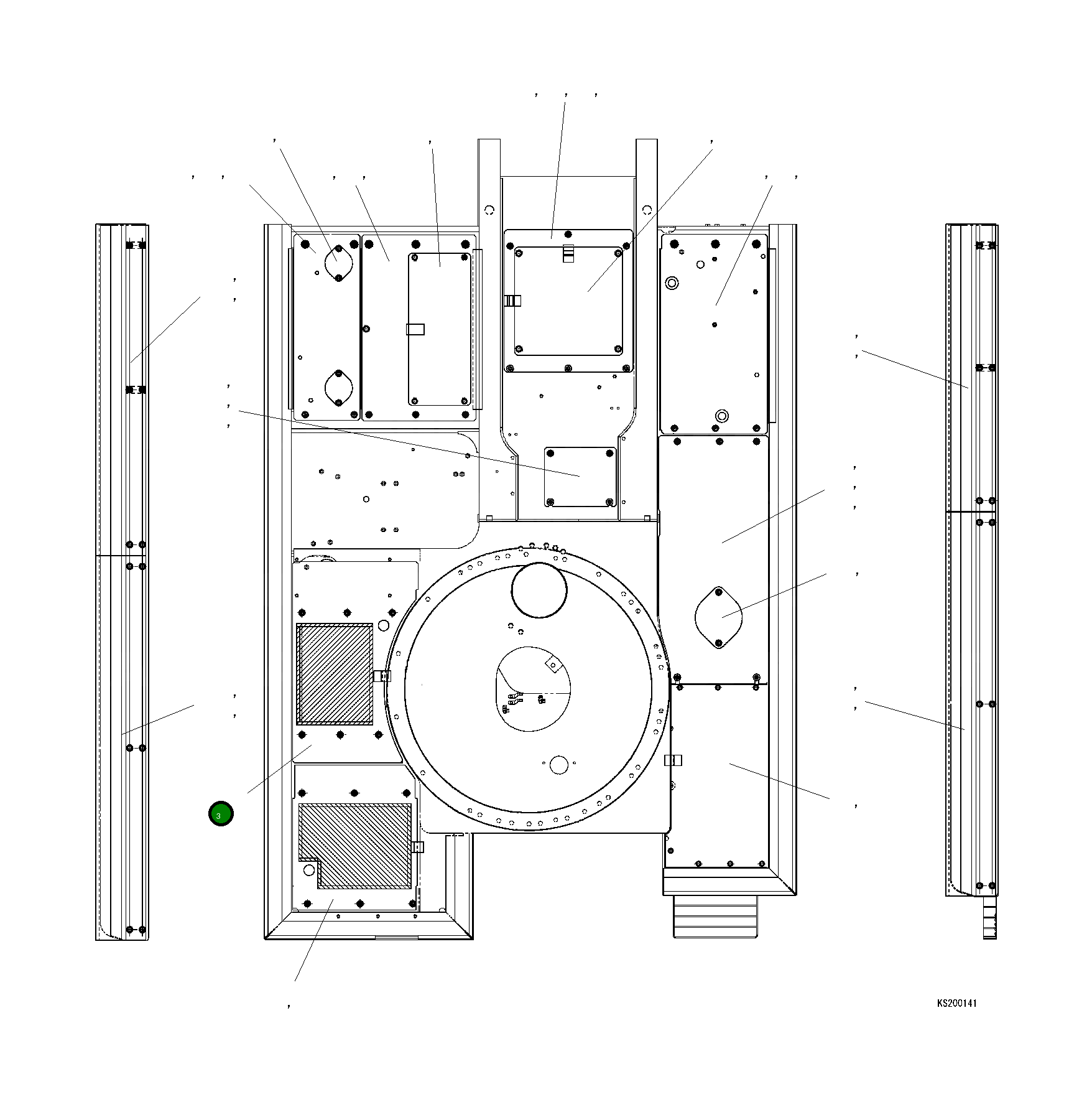 Крышка 20Y-54-KA871  Komatsu