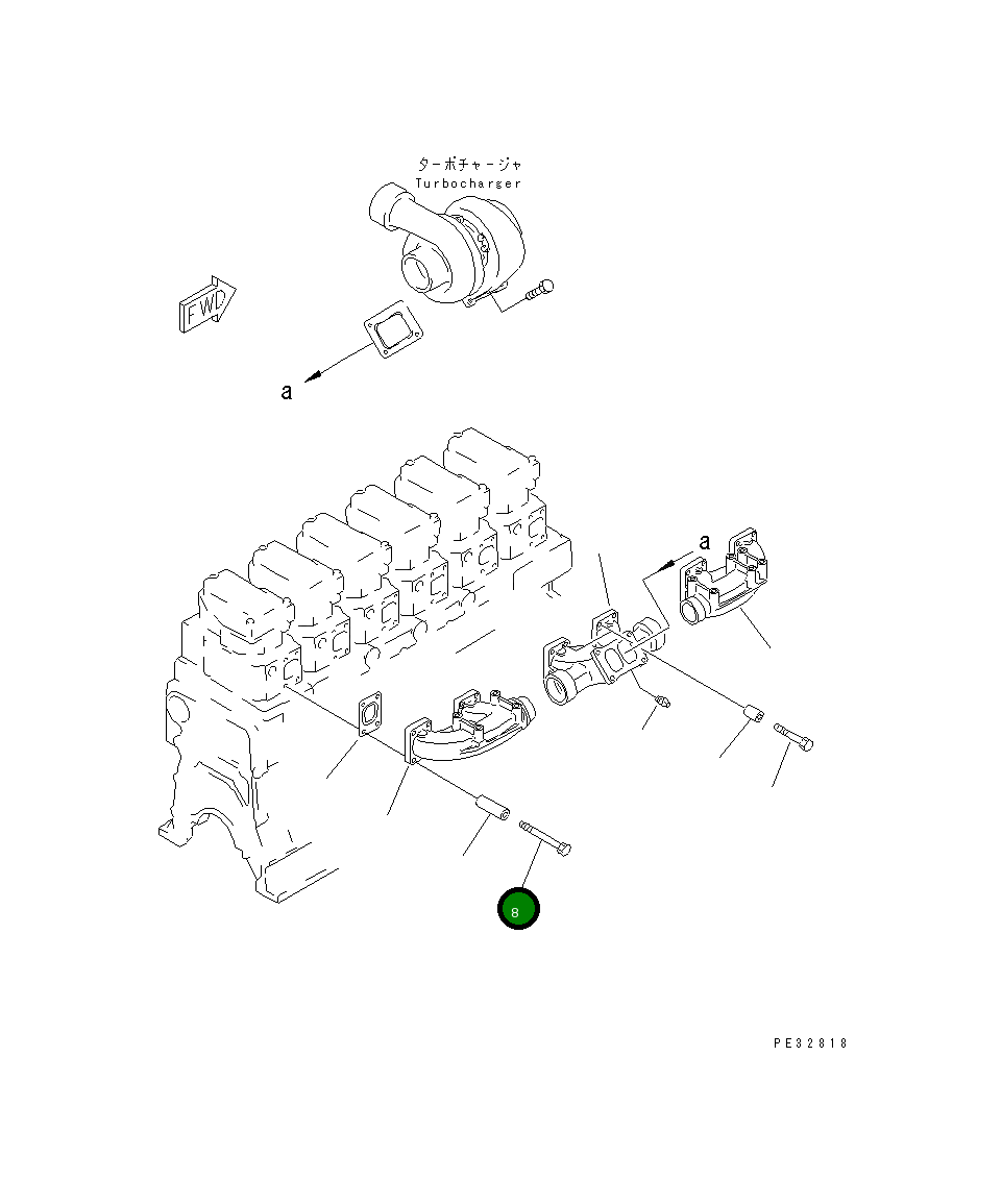 Болт 01011-61000 Komatsu