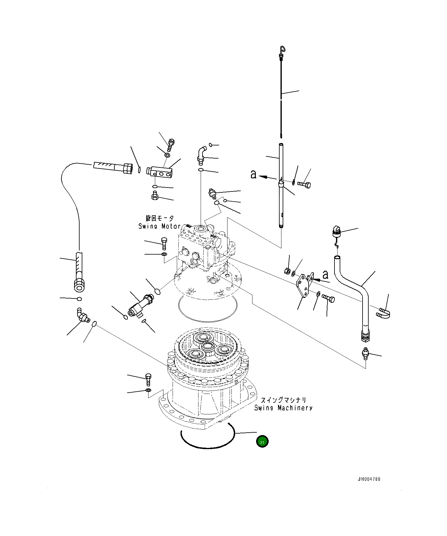 Кольцо уплотнительное (O-Ring) 0700055240 Komatsu
