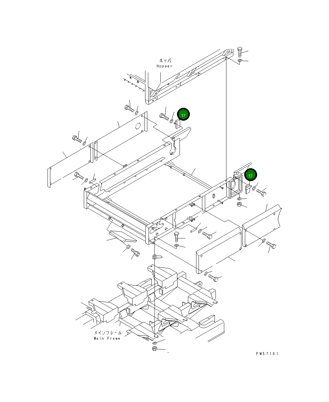 Крышка 277-70-53380 Komatsu