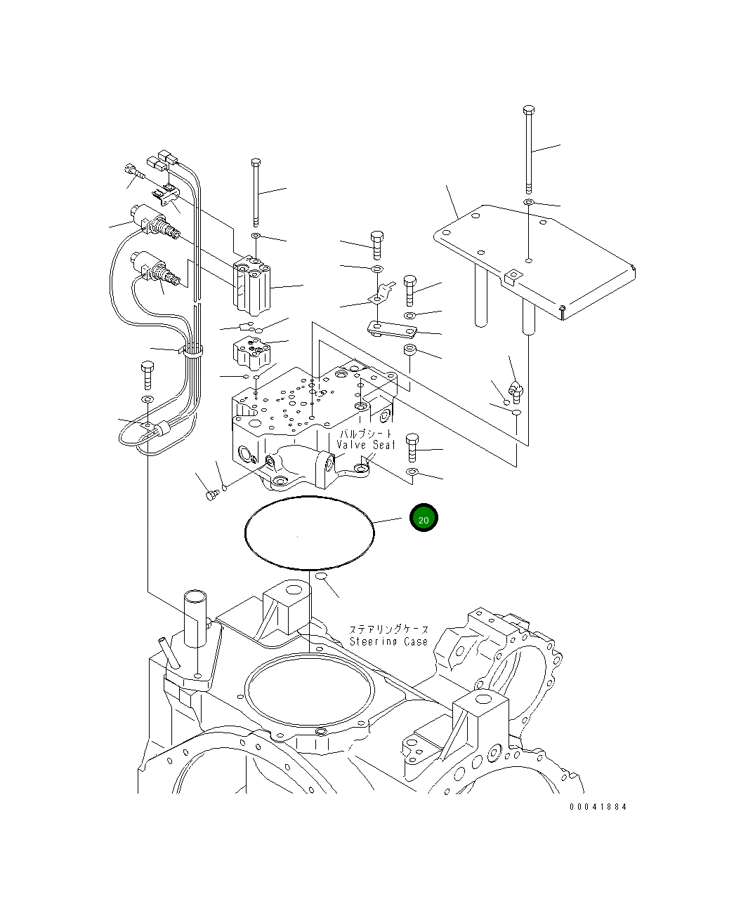 Кольцо уплотнительное (O-Ring) 07000-75240 Komatsu