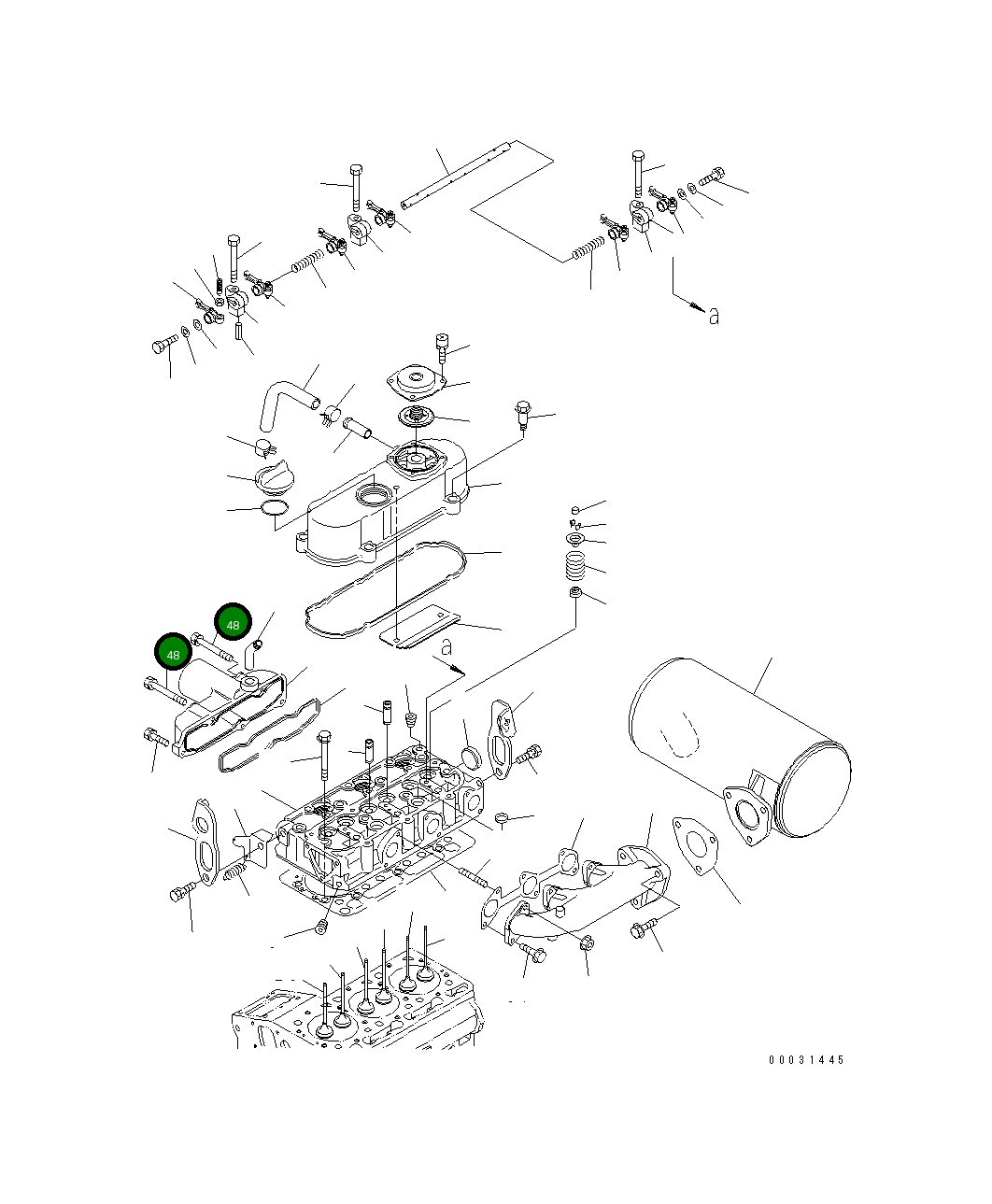 Болт 460-148  Komatsu