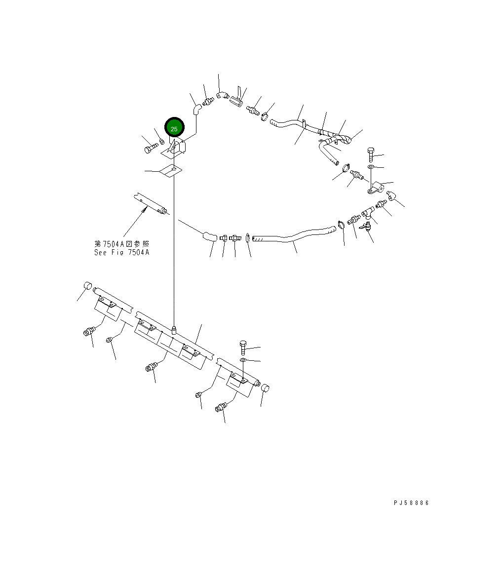 Крышка 262-70-72840 Komatsu