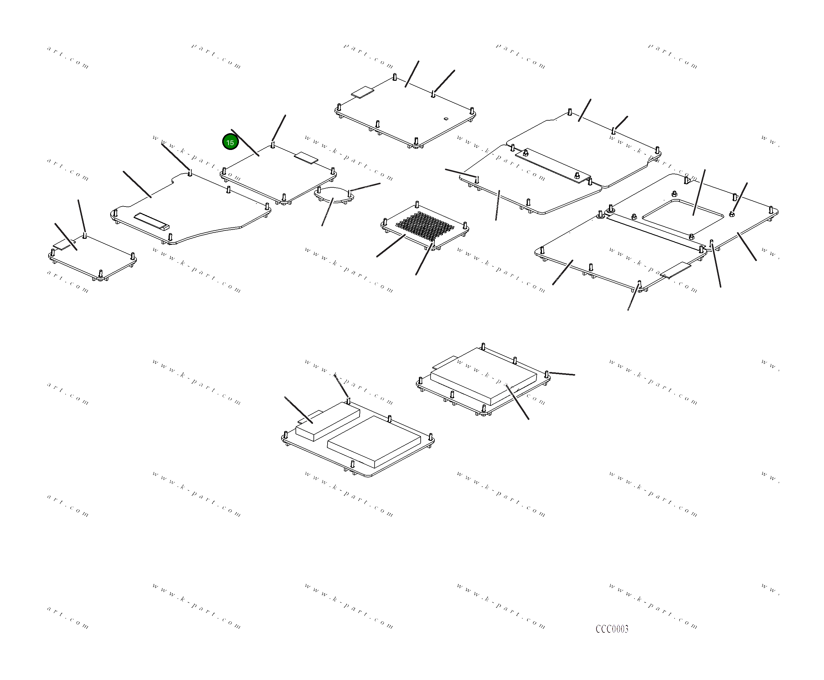 Крышка 206-54-A2471 Komatsu