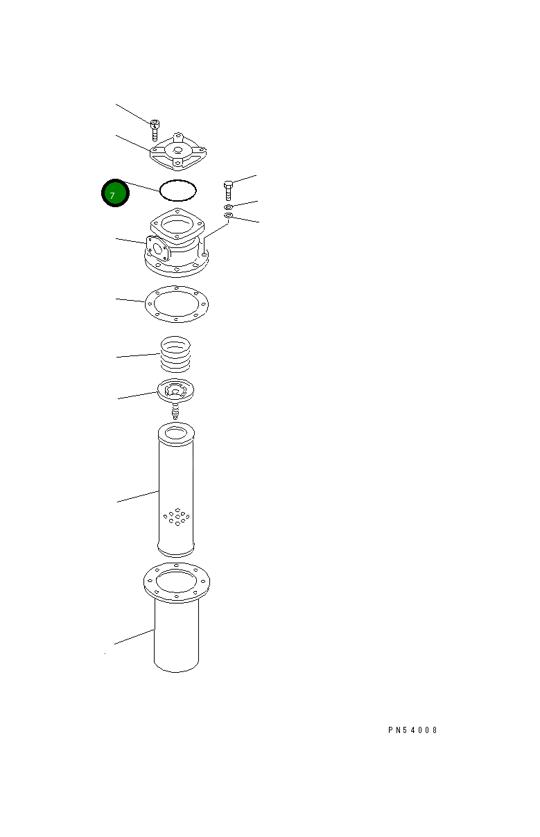 Кольцо уплотнительное (O-Ring) 26A-60-16570  Komatsu