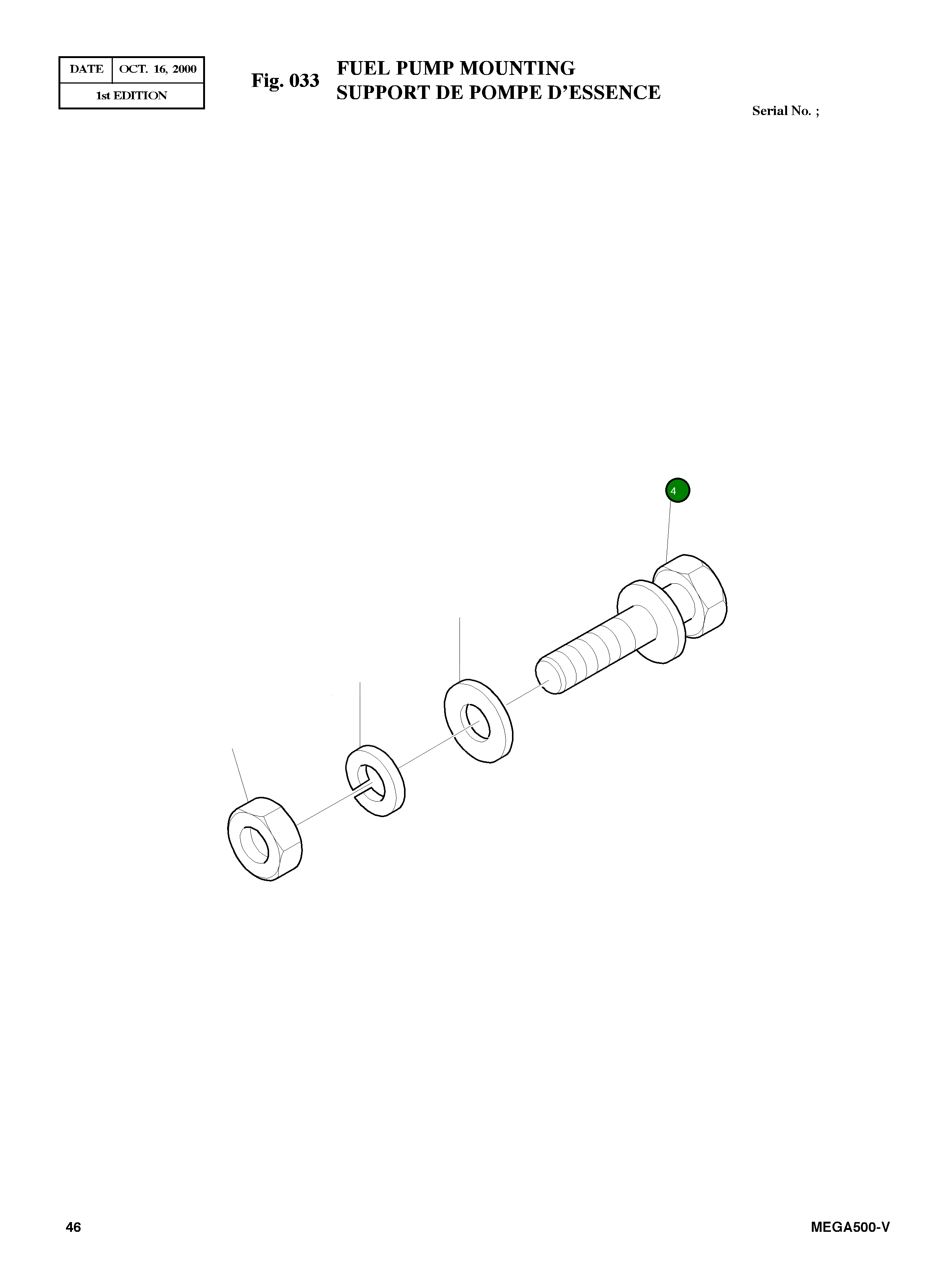 Болт 3818599 Komatsu