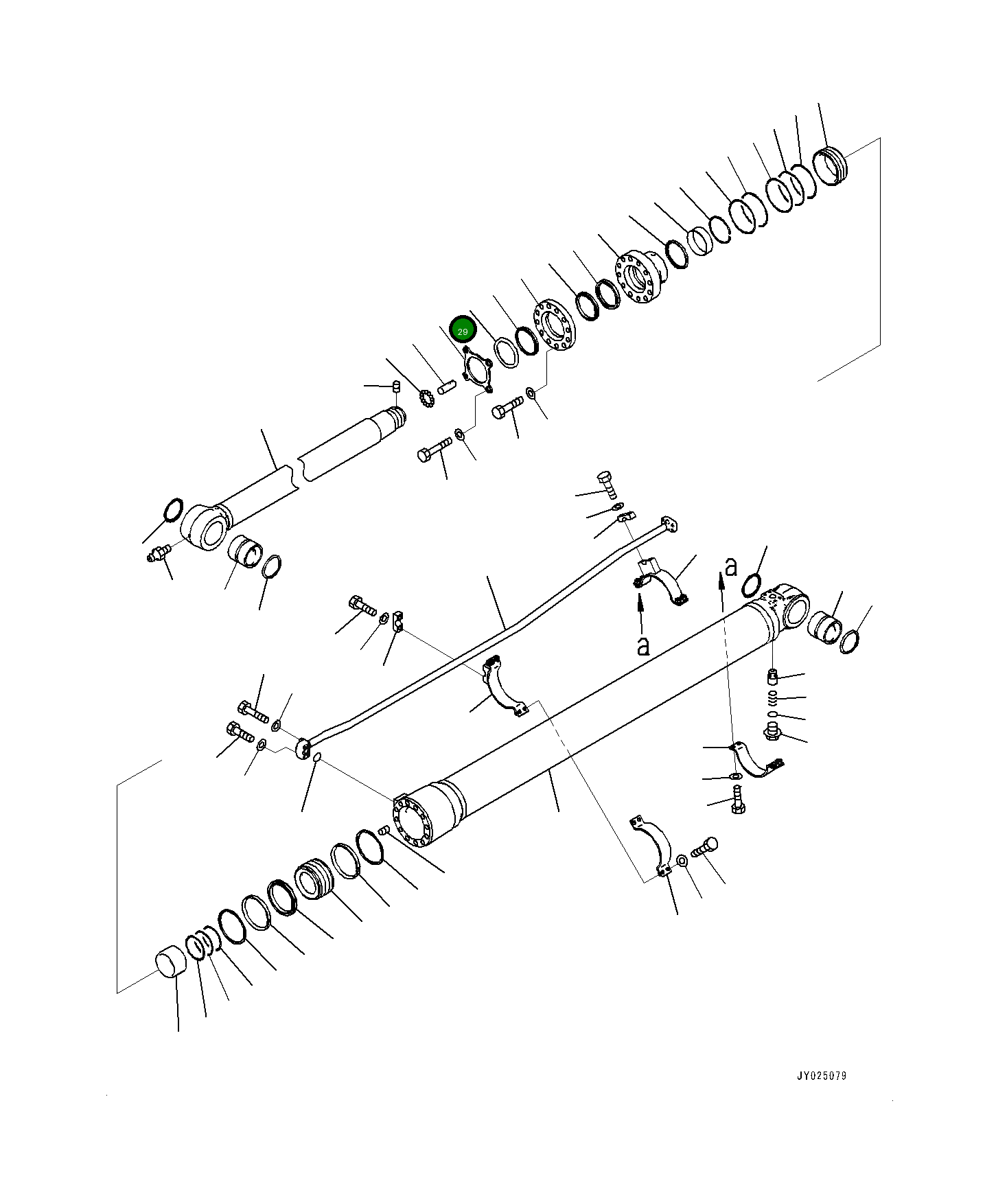 Кольцо 707-88-36921  Komatsu