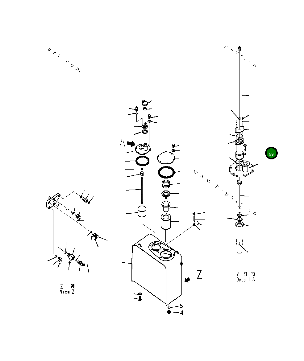 Крышка 20Y-962-B980  Komatsu