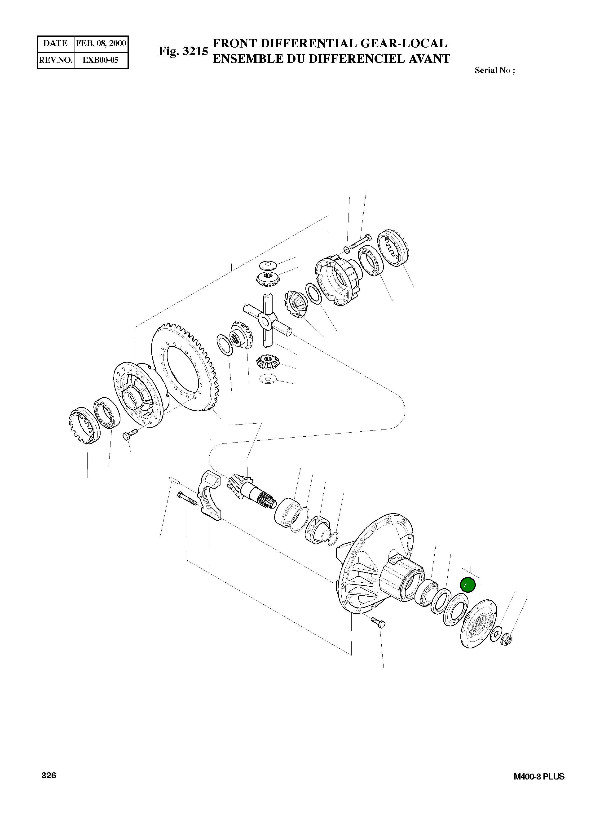 Крышка 4229-7013 Komatsu