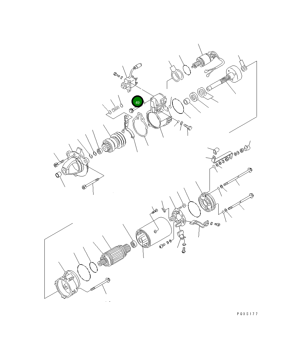 Кольцо уплотнительное (O-Ring) SD6414-04220X0  Komatsu