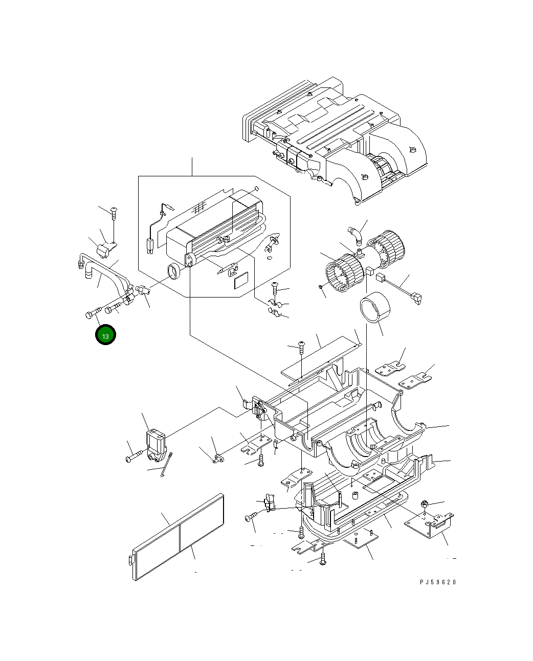 Болт TW020046-3040 Komatsu