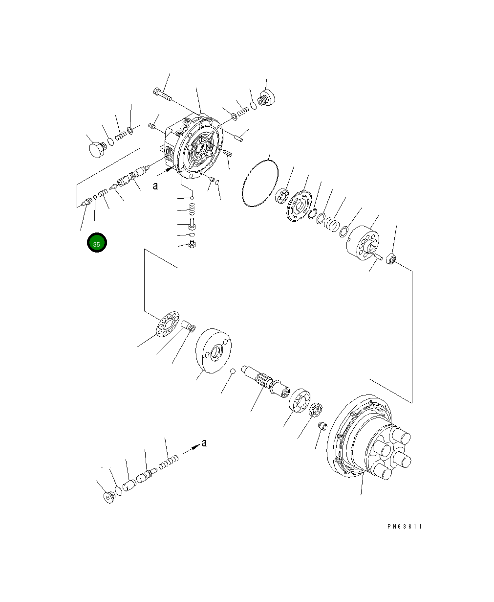 Кольцо уплотнительное (O-Ring) 20P-60-81710 Komatsu