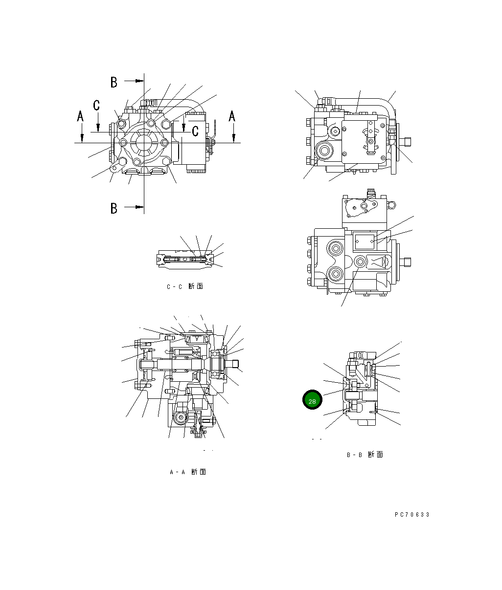 Кольцо уплотнительное (O-Ring) 257-81-41410 Komatsu